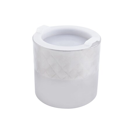 Bon Chef Diamond Coll Cold Wave Salad Dressing Cont & Stacking Cover 5 1/8" Dia X 5" H 28 Oz 9315DI